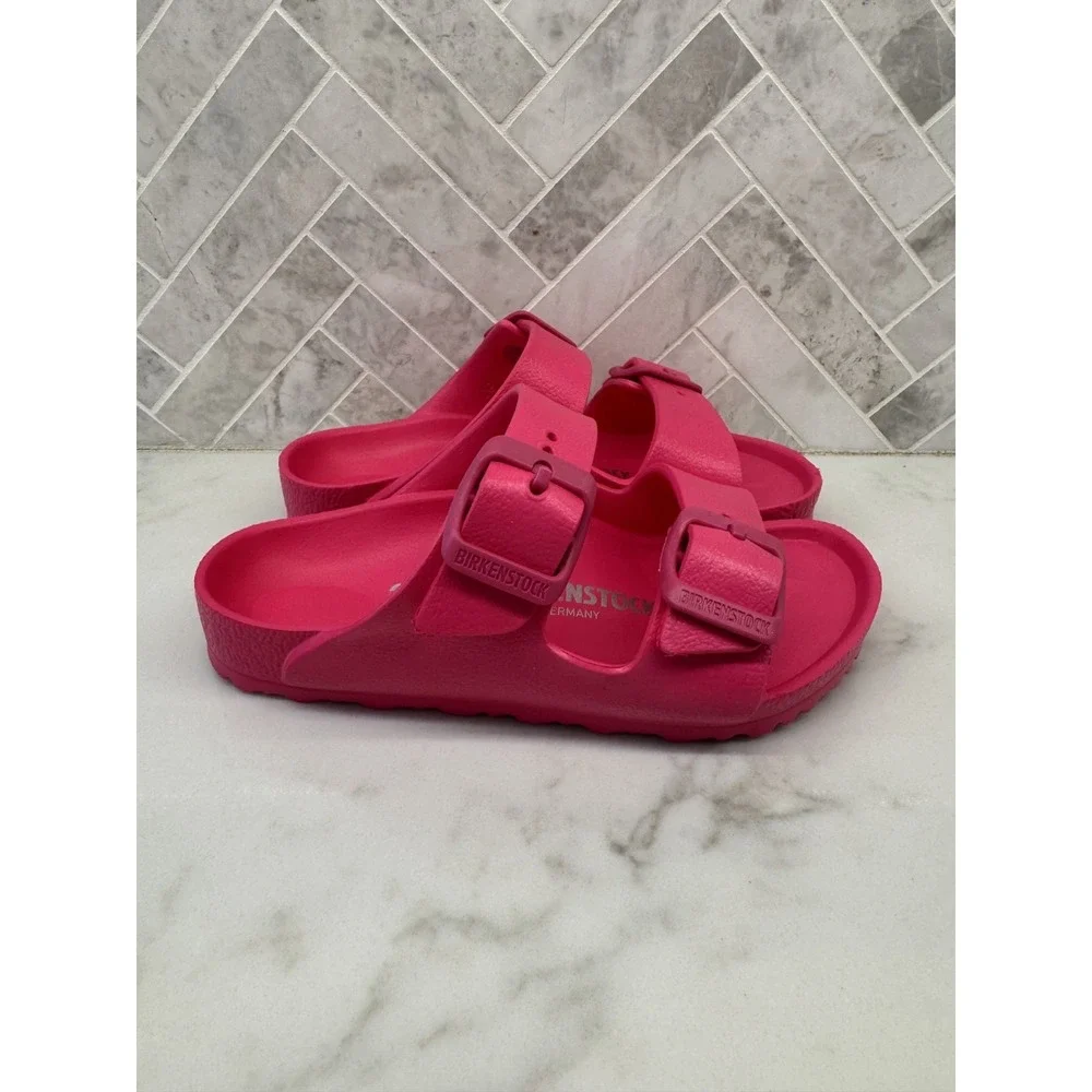 Birkenstock Arizona EVA Sandals Kids Youth Size 8 26‎ Beetroot Purple Slides